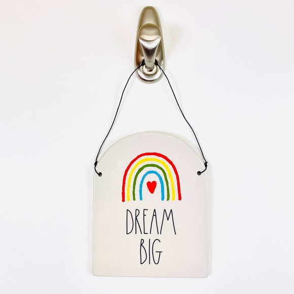 Rae Dunn Other - Rae Dunn “DREAM BIG” 🌈 Ceramic Plaque